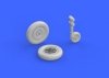 Eduard 648282 Bf 109F wheels EDUARD 1/48